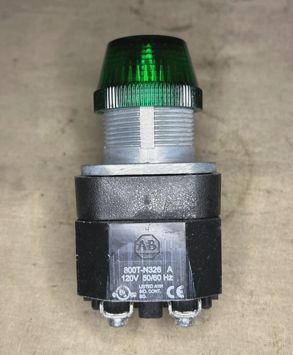 ALLEN BRADLEY 800T-PH16G 347-12784 INDICATOR LIGHT 120VAC, 50/60HZ 6220015233492
