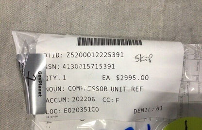 Carrier Carlyle 06DR3160C13650 460AC V 60Hz Refrigeration Compressor