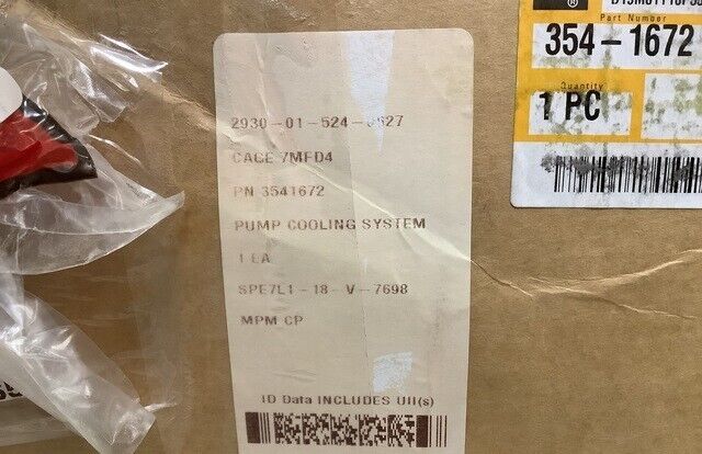 CATERPILLAR 3541672 BACKHOE LOADER ENGINE COOLING SYSTEM PUMP 2930-01-524-0627