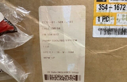 CATERPILLAR 3541672 BACKHOE LOADER ENGINE COOLING SYSTEM PUMP 2930-01-524-0627