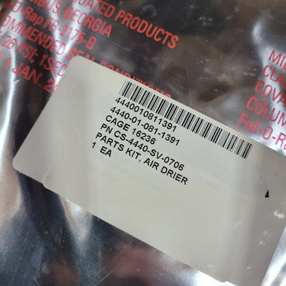 MILITARY M915 HEMTT M977 M916A1 286718 11EK3 AIR DRYER PART KIT 4440-01-081-1391