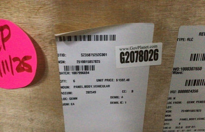 Body Panel 10012455 NSN 2510-01-585-7825 - photo 15