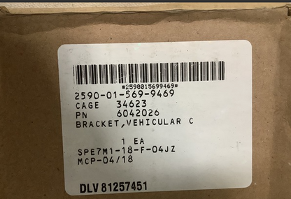 HMMWV M1151 M1152 M1167 LATE STYLE RH BRACKET C PILLAR  6042026 2590-01-569-9469