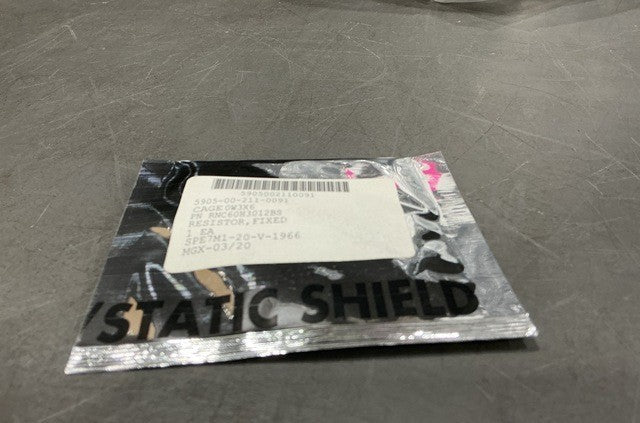 Film Fixed Resistor MIL-R-55182/3 NSN 5905-00-211-0091