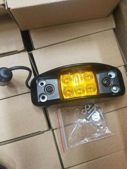 NEW BLACK HMMWV Humvee M998 AMBER LED SIDE MARKER Light LMTV FMTV m939 M35a2