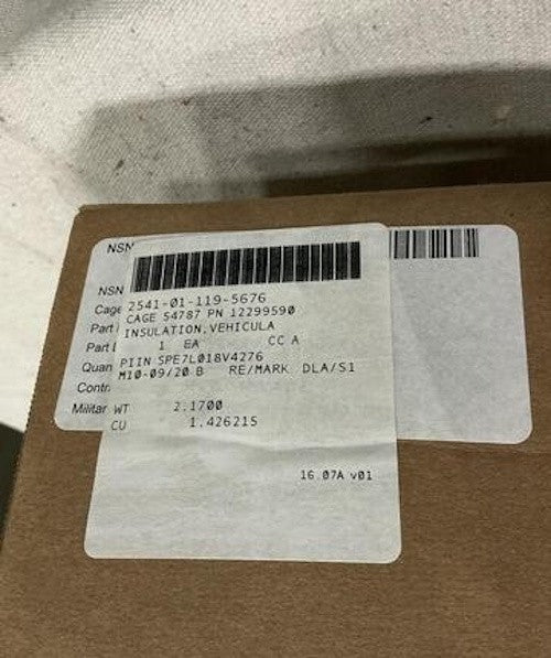 Battery Box Cover 12299590 NSN 2541-01-119-5676 - photo 6