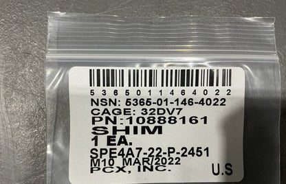 Shim M-109 NSN 5365-01-146-4022 - photo 2