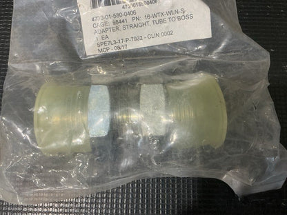 Straight Adapter 16-WTX-WLN-S NSN 4730-01-580-0406 - photo 2
