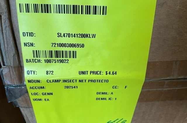 Clamp A-A55099A NSN 7210-00-300-6950 - photo 8