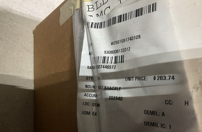 Alloy Steel Grooved Shackle Bolt 7392817 NSN 5306-00-613-2012 - photo 4