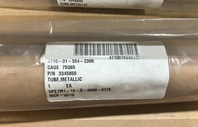 MILITARY MTVR-2MK23 OSHKOSH 3345850 METALLIC TUBE 4710-01-554-2306 USA