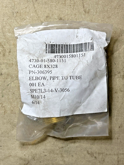 MRAP - COUGAR 3063935 PIPE TO TUBE ELBOW, FTG 90 NPT  1/2 CR-B 4730-01-580-1151