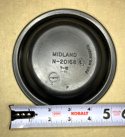 M939 TRUCK SERIES MIDLAND N-20168 5/2" BRAKE CHAMBER DIAPHRAGM 2530-00-430-2392