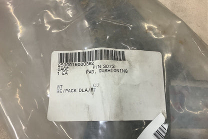 1EA MRAP BUFFALO BMI 3073 TURRET HATCH PAD FRONT LEFT ASSY 2590-01-600-0362 NOS