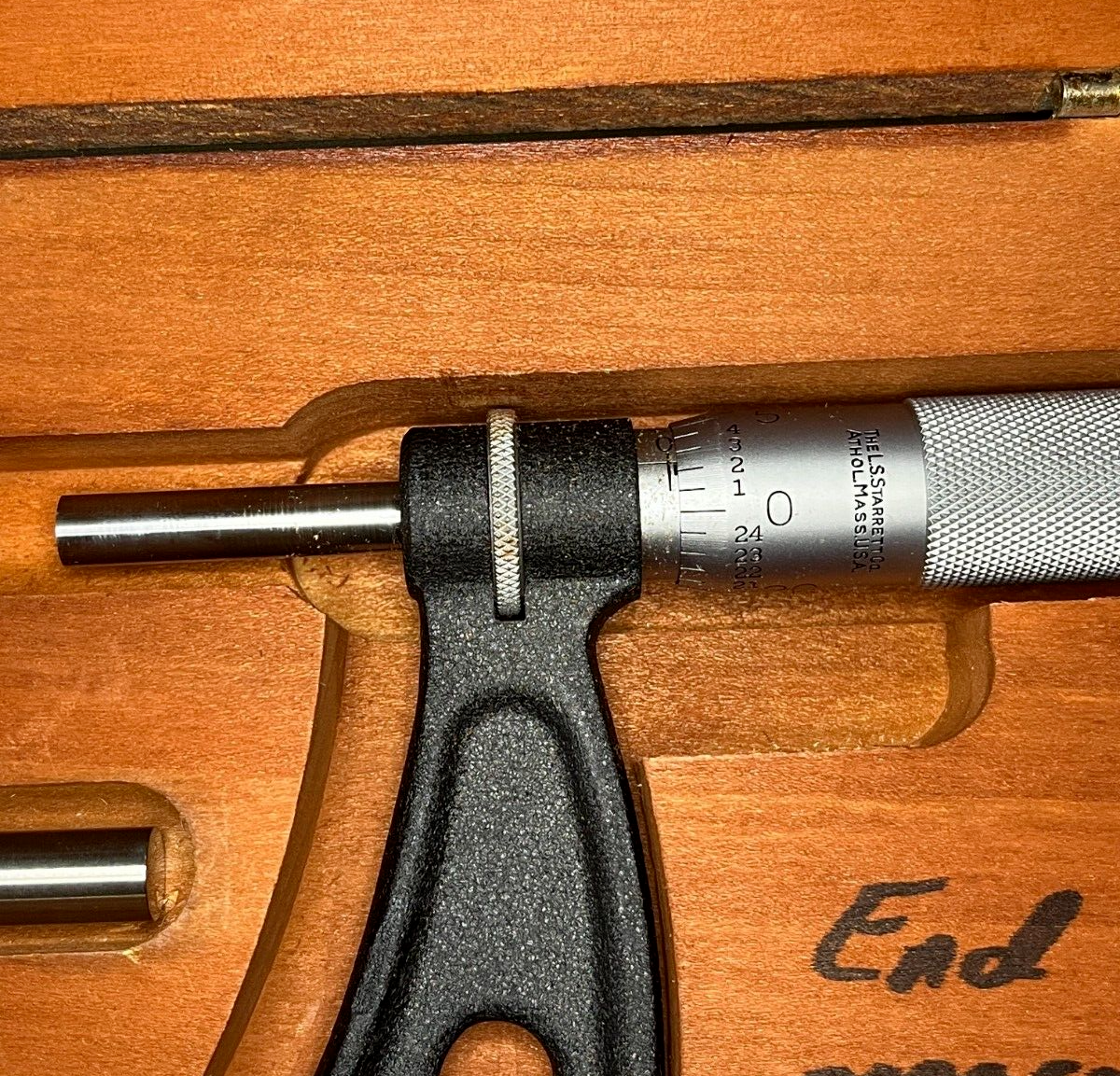L.S. STARRETT T436RL-3 OUTSIDE MICROMETER CALIPER 0.0001" 2-3" 5210-00-221-1945