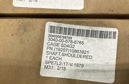 MILITARY M60A1 & M48A5, M60 TANK 10863921 SHOULDERED SHAFT 3040-00-678-6765