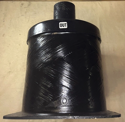 2.5IN. SIDE IN TOP OUT MARINE EXHAUST MUFFLER