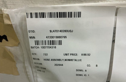 Hose Assembly MIL-001-502 NSN 4720-01-566-0795 - photo 4