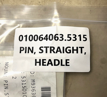 RECOVERY M-88 SERIES VEHICLE MS51932-105 HEADLESS STRAIGHT PIN 5315-01-006-4063