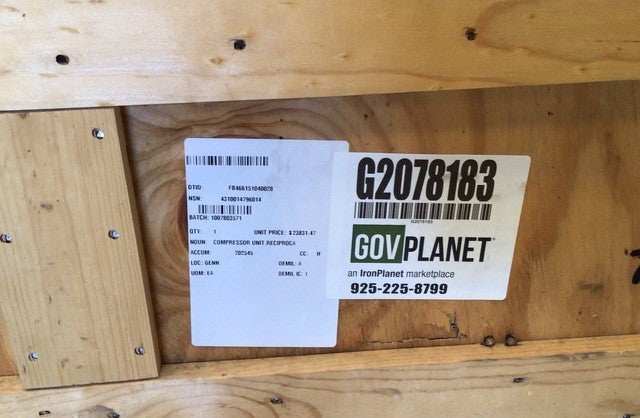 Reciprocating Compressor Unit 791820-001 NSN 4310-01-479-6014 - photo 5