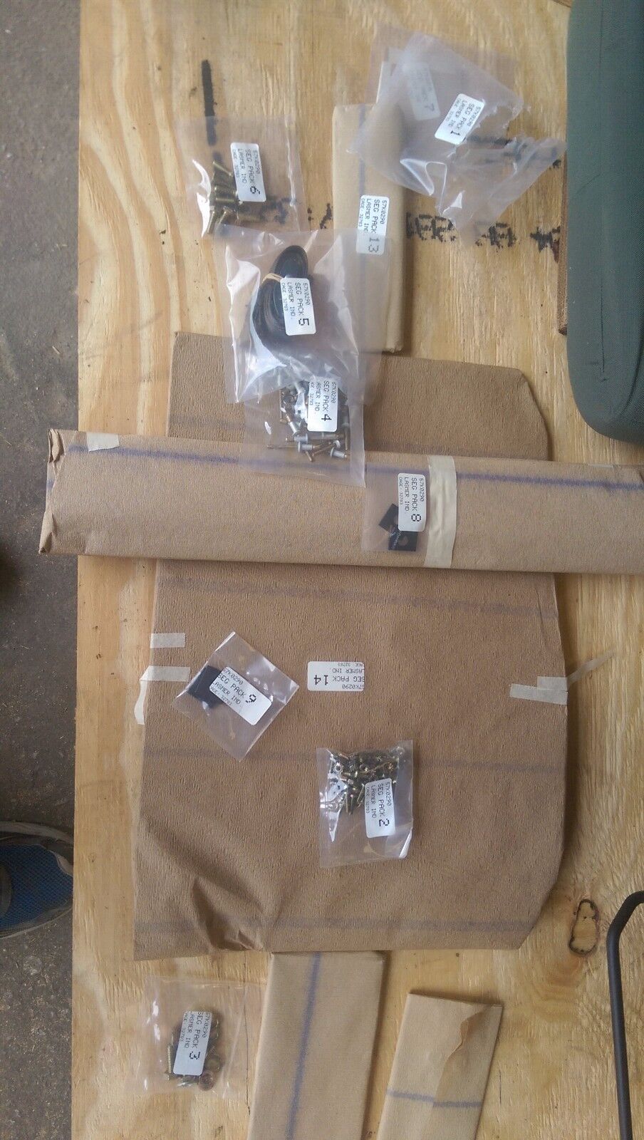(4) High Back SEAT KIT M998 HMMWV Humvee  GREEN Driver  3 Commander Seat 57K0290