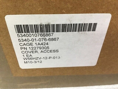 MILITARY M1 TANK 12279305 ALUMINUM ACCESS COVER NSN 5340-01-076-6867