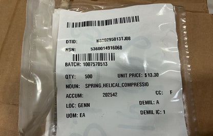 Helical Spring 86001400 NSN 5360-01-491-6068 - photo 4