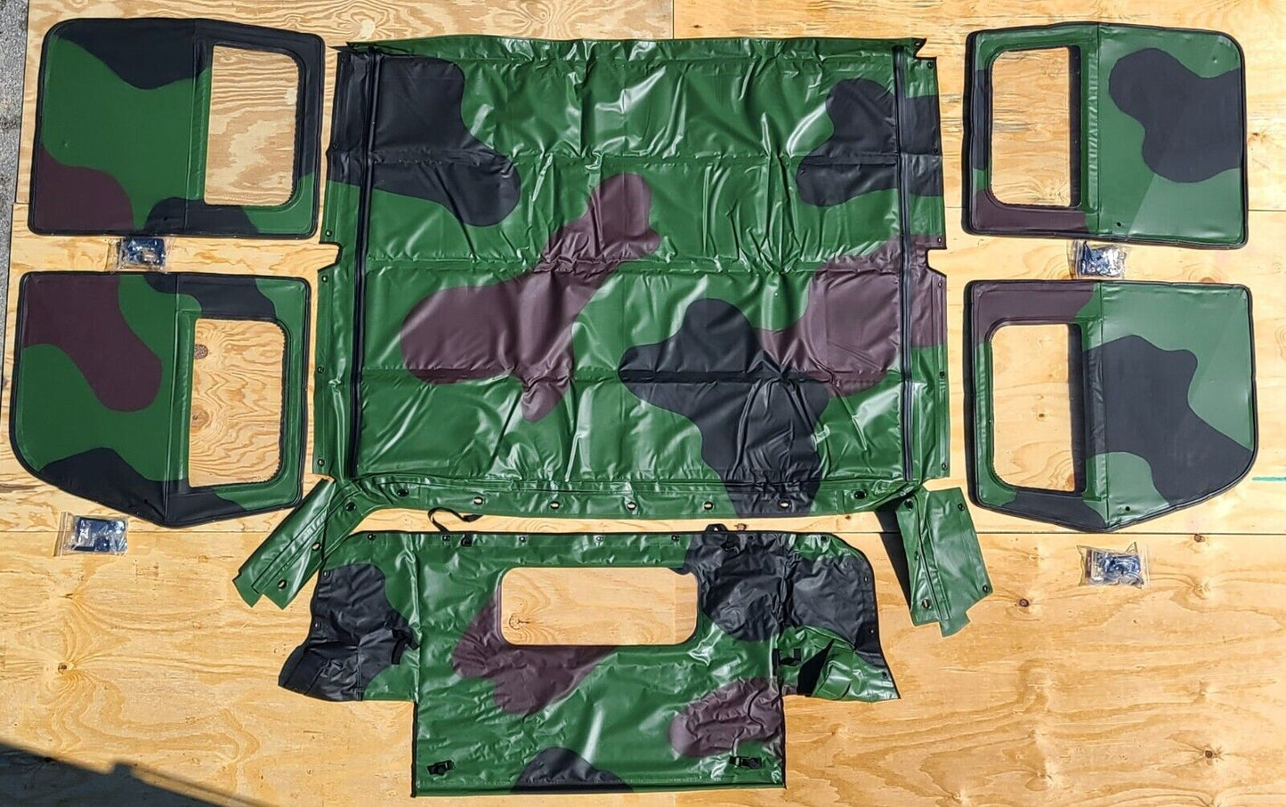 HUMMER HUMVEE HMMWV M998 SOFT TOP AND DOOR KIT FACTORY NEW M1123 M1165