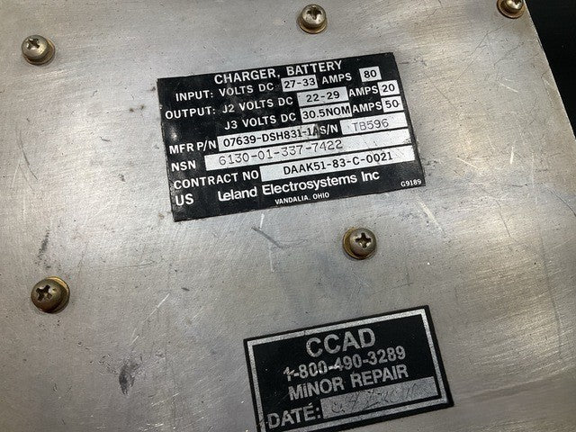 Battery Charger 07639-DSH831-1A NSN 6130-01-337-7422 - photo 8
