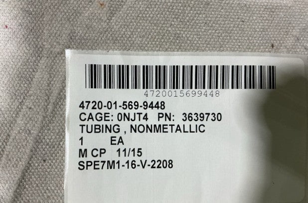 Non-metallic Tubing 3639730 NSN 4720-01-569-9448 - photo 3