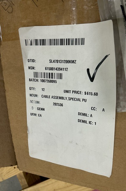 Cable Assy 12386497 NSN 6150-01-439-4112 - photo 4