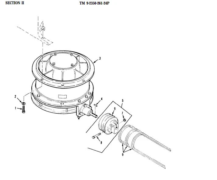 Ventilation Fan Assembly M113/A2 NSN 2930-01-107-9902 - photo 2