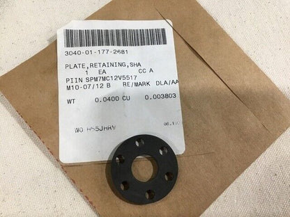 MILITARY M1A1 TANK COMABT 12304921 SHAFT RETAINING PLATE 3040-01-177-2681