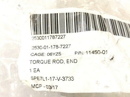(1) MILITARY END TORQUE ROD 11450-01 LH 2530-01-178-7227 M872 TRAILER