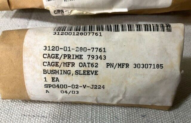 USNS HENRY J. KAISER DRESSER-RAND 30307185 SLEEVE BUSHING 3120-01-280-7761