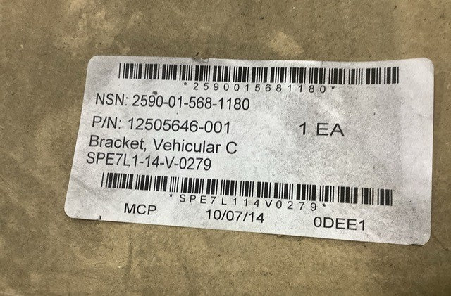 Component Bracket 12505646-001 NSN 2590-01-568-1180 - photo 5