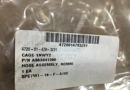 MILITARY RT240, DVD A363341200 NONMETALLIC HOSE ASSEMBLY 4720-01-479-3231