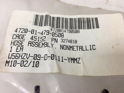 MRAP-M-ATV OSHKOSH 3274818 3 FT. NON-METALLIC HOSE ASSEMBLY 4720-01-479-0508