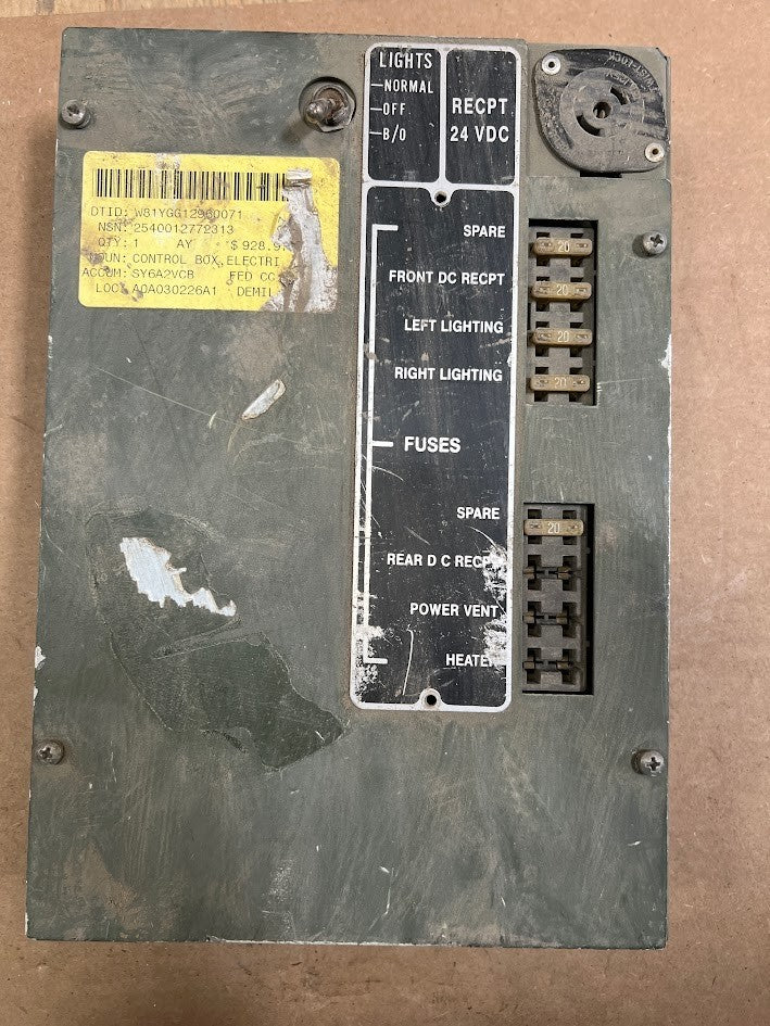 Control Box 12341910 NSN 2540-01-277-2313 - photo 4