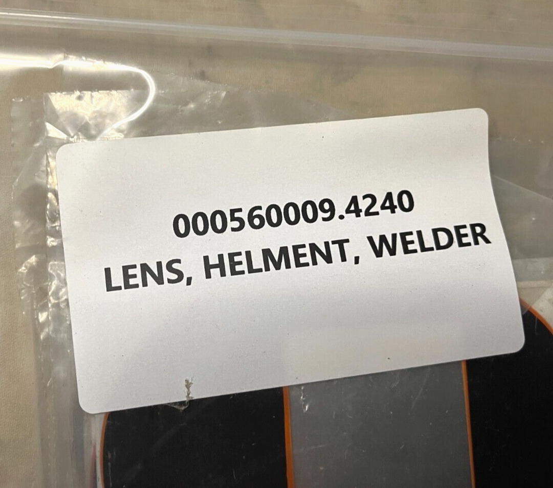 GENTEX OPTICAL OMNI VIEW ANSIZ87.1  LENS HELMET WELDER 791F41 4240-00-056-0009