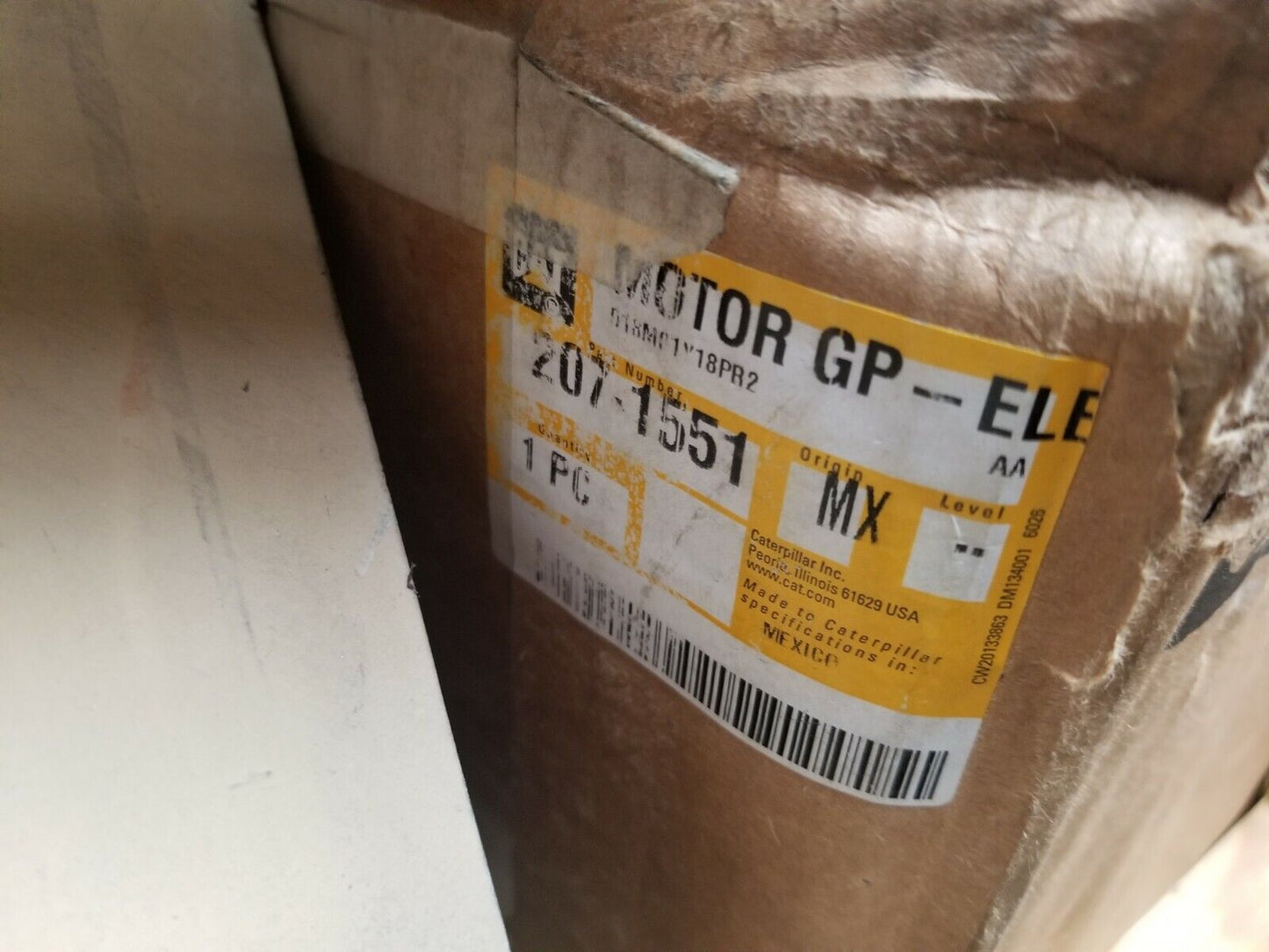 GENUINE CAT STARTER ENGINE 6V-5821	 2920-01-478-1013 2071551 207-1551