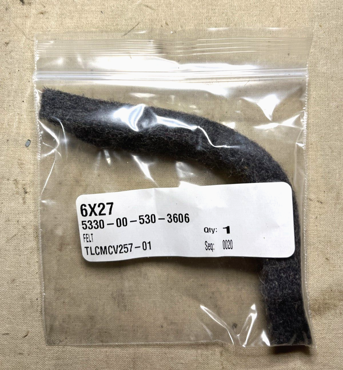 MECHANICAL SEAL REPLACEMENT LATERAL SHAFT PARTS KIT TLCMCV257 5330-01-470-5061