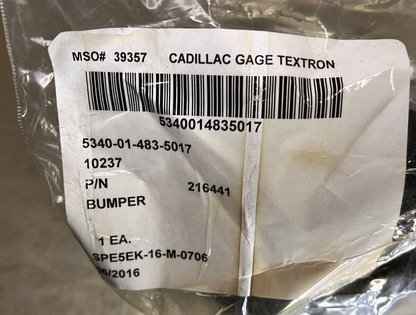 MILITARY XM1117 ARMORED SECURITY VEHICLE CADILLAC 216441 BUMPER 5340-01-483-5017