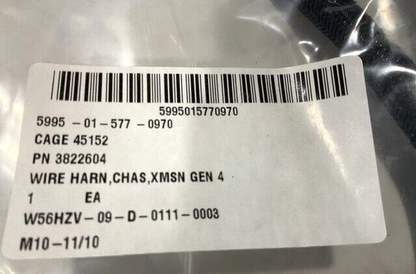 MRAP - M-ATV 3822604 BRANCHED WIRING HARNESS XMSN GEN 4 5995-01-577-0970