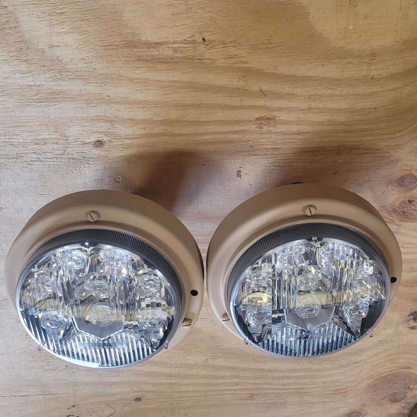 NEW LED Headlight PAIR HUMVEE M998 HUMMER Trucklite HMMWV M35A2 A3 M35 M939 M809