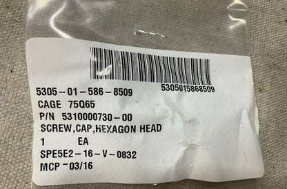 Head Cap Screw 5310000730-00 NSN 5305-01-586-8509 - photo 3