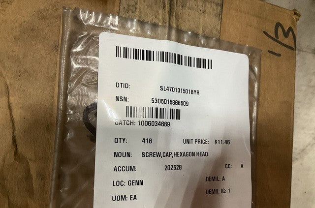 Head Cap Screw 5310000730-00 NSN 5305-01-586-8509 - photo 4