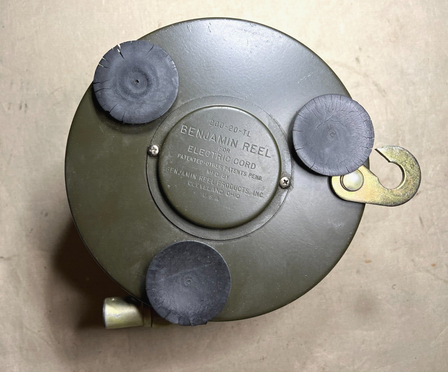 M939 SERIES 5TON TRUCK BENJAMIN REEL 200-20-TL LIGHT EXTENSION 6230-00-274-4019