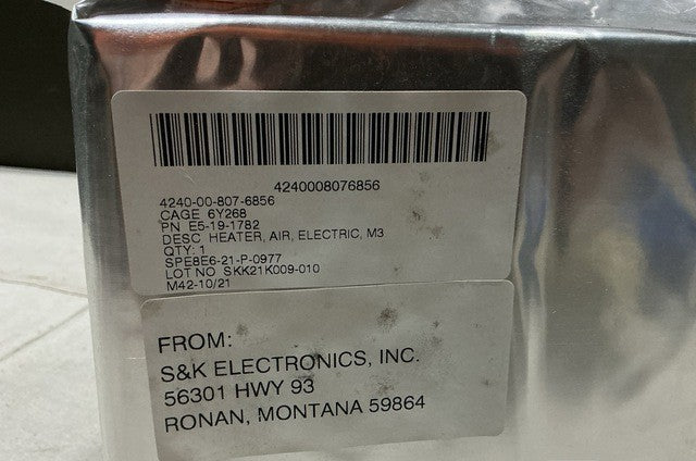 Air Heater Filter E5-19-1782 NSN 4240-00-807-6856 - photo 4