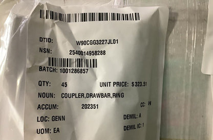 Ring Drawbar M1102 NSN 2540-01-495-8288 - photo 3